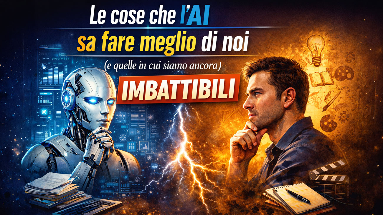 Le cose che l’AI sa fare meglio di noi (e quelle in cui siamo ancora imbattibili)
