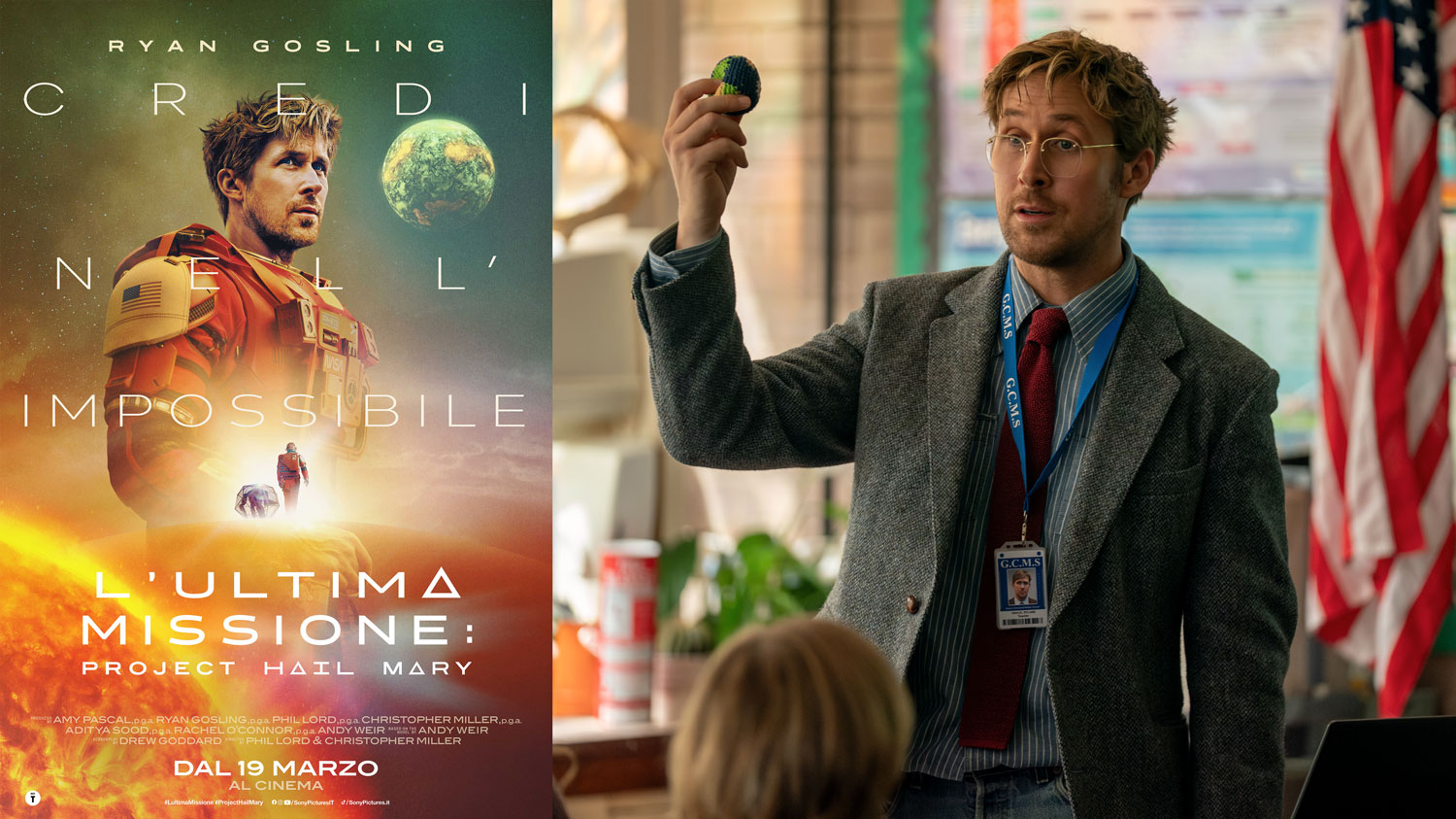 Ryan Gosling nello spazio nel primo trailer de L’ultima missione: Project Hail Mary