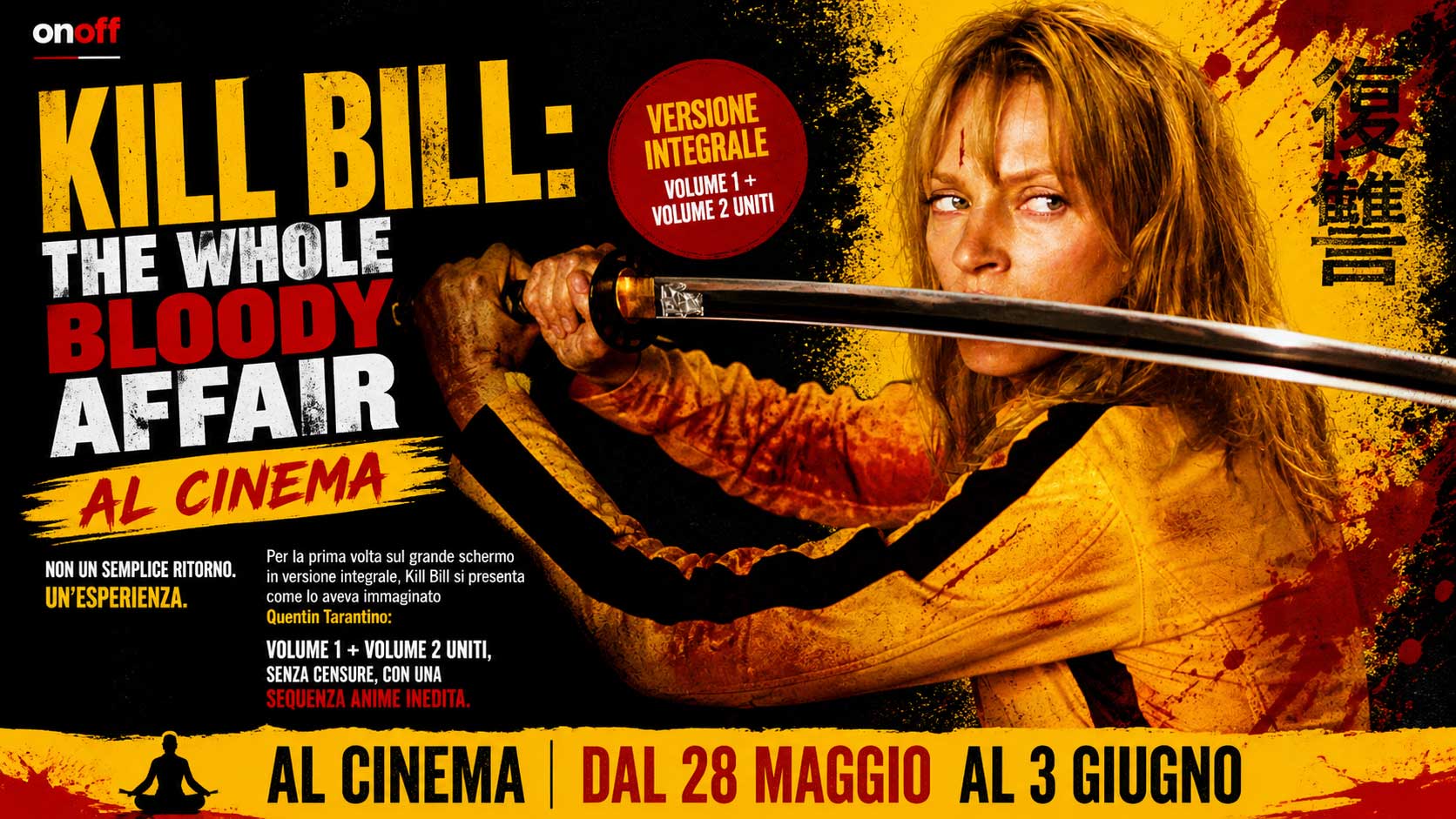 Kill Bill torna al cinema: la visione definitiva di Tarantino arriva finalmente in sala