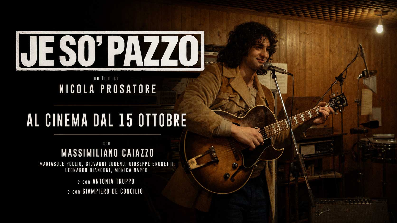 Je So’ Pazzo: il film su Pino Daniele con Massimiliano Caiazzo