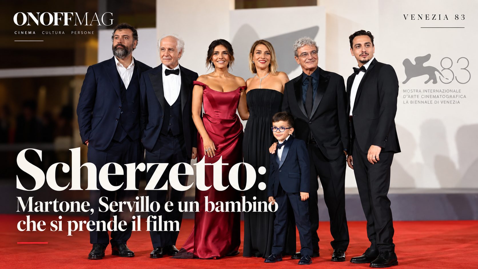 Scherzetto: Martone, Servillo e un bambino che si prende il film