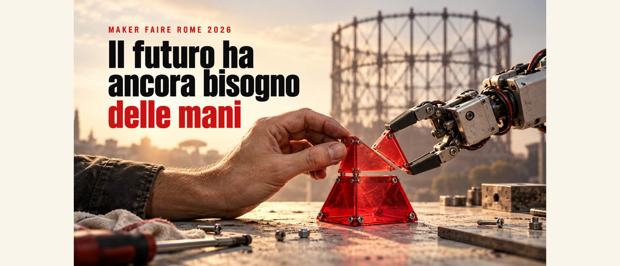Maker Faire Rome 2026: il futuro ha ancora bisogno delle mani